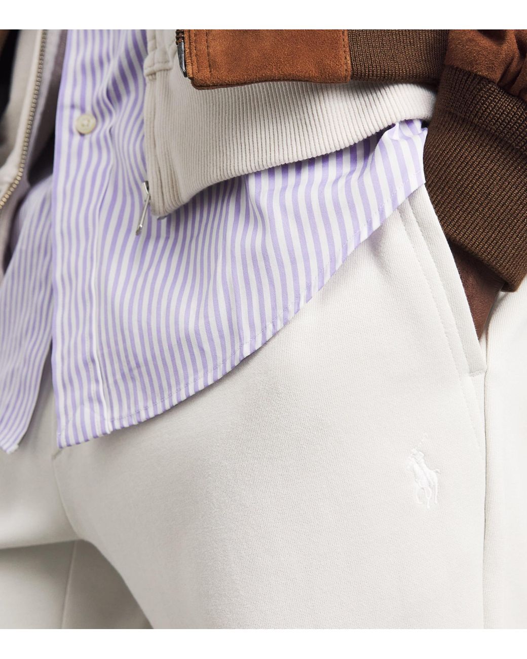Polo Ralph Lauren Gray Cotton Sweatpants for men
