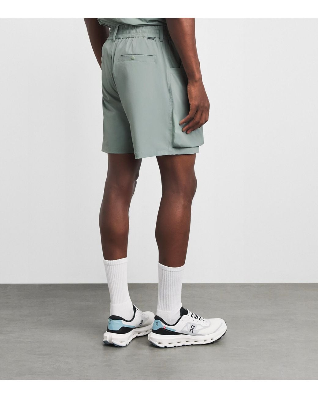 Malbon Blue Division Water-Resistant Shorts for men