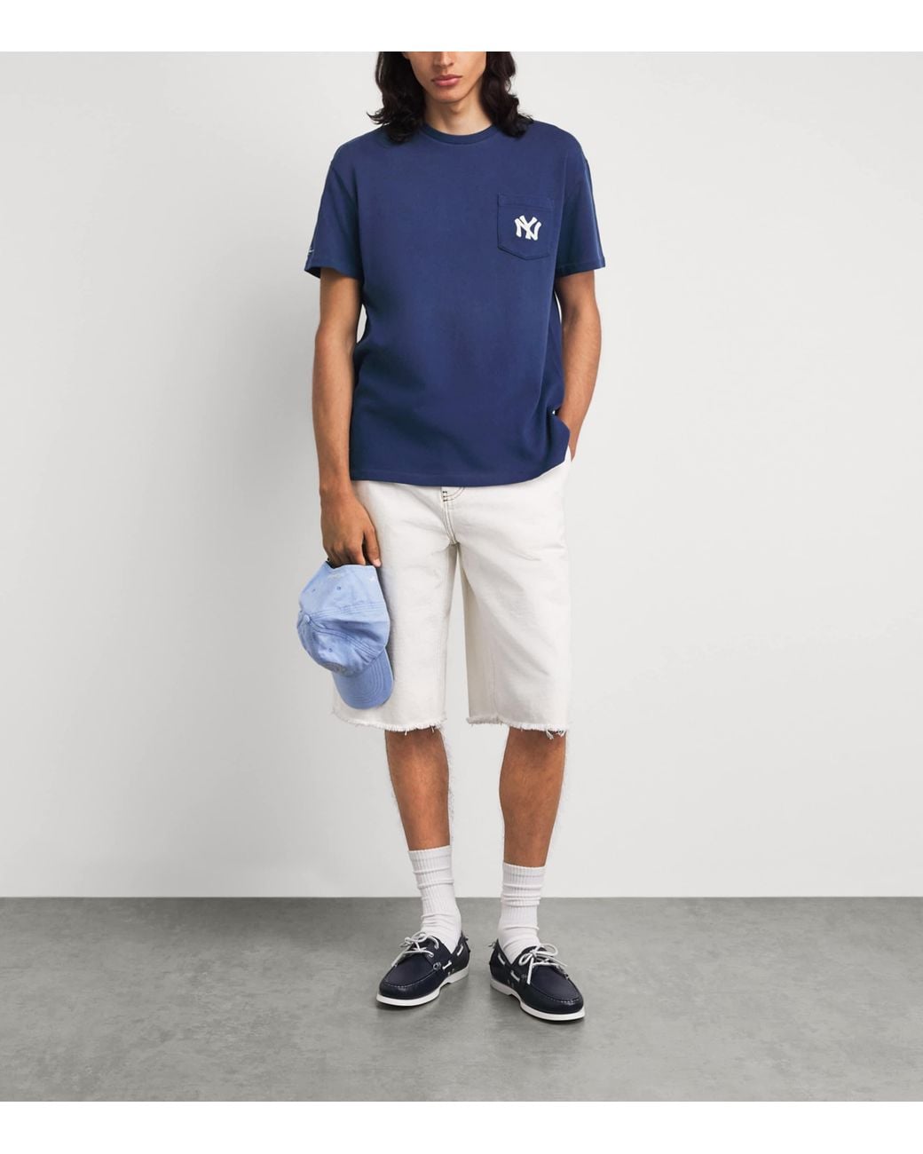 Polo Ralph Lauren Blue X Yankees Cotton T-Shirt for men