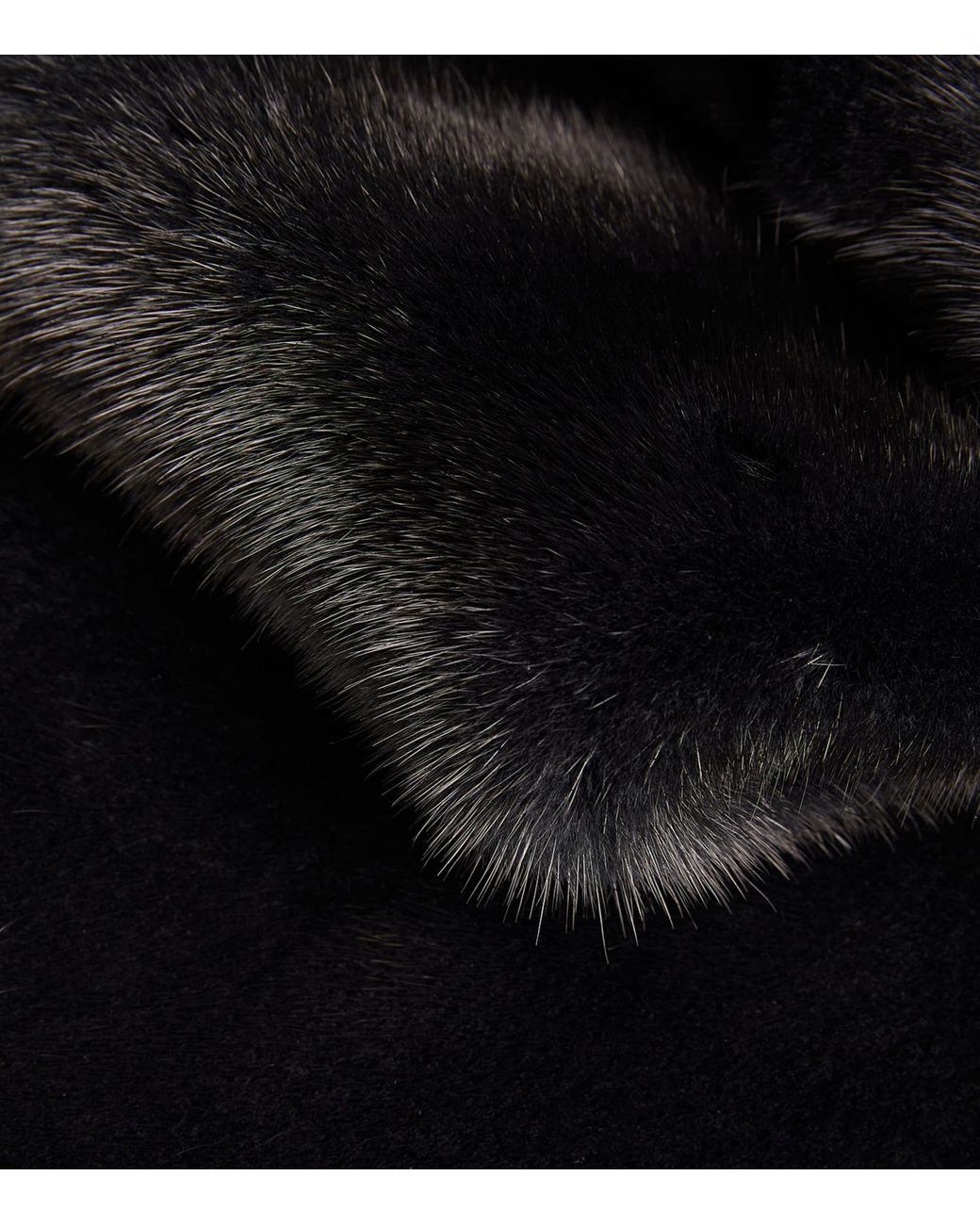 Yves Salomon Black Mink Hooded Gilet