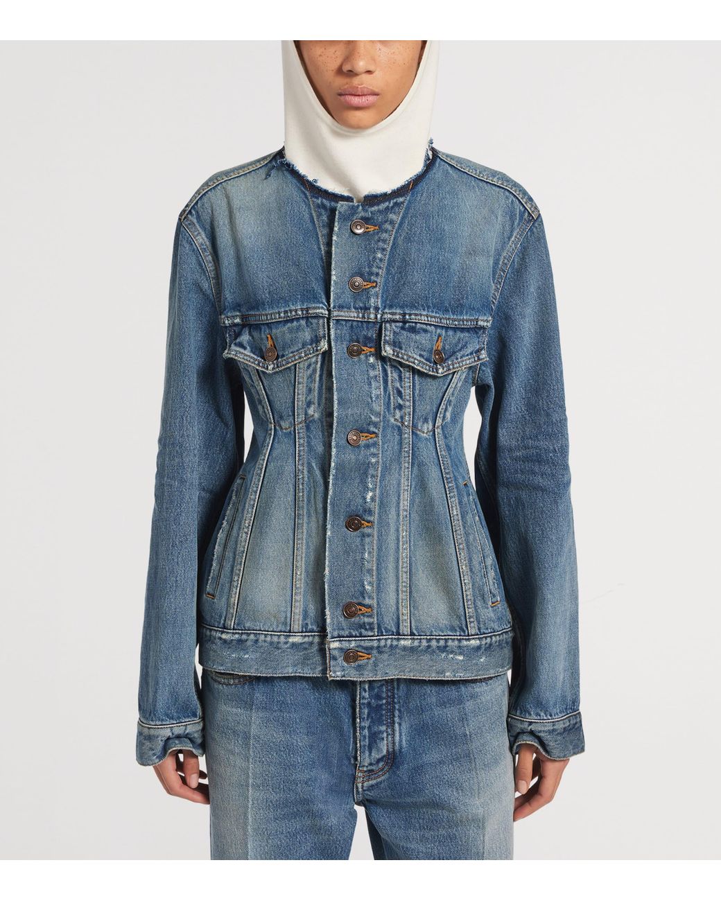 Balenciaga Blue Denim Jacket