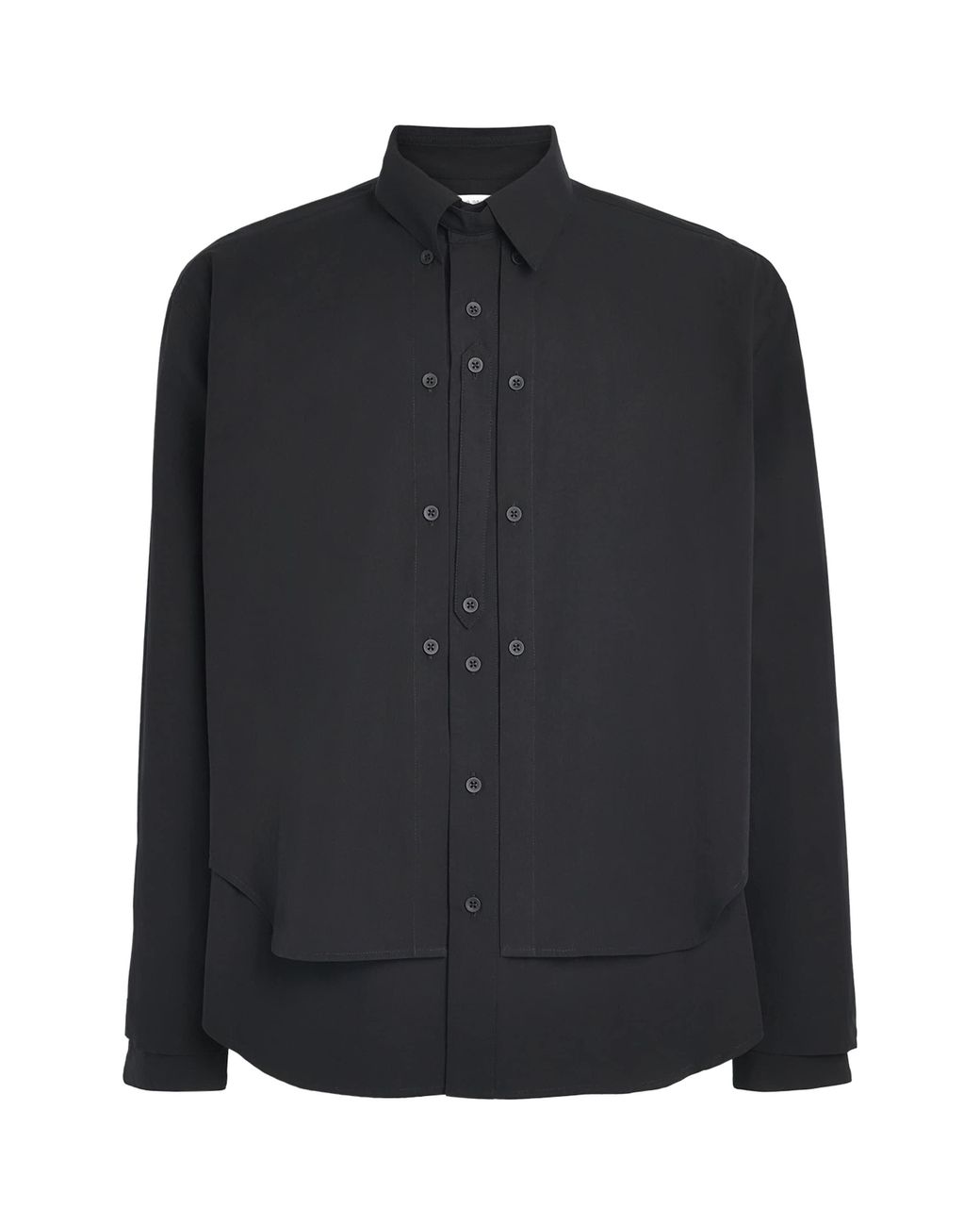 Craig Green Black Cotton Panelled Shirt for men