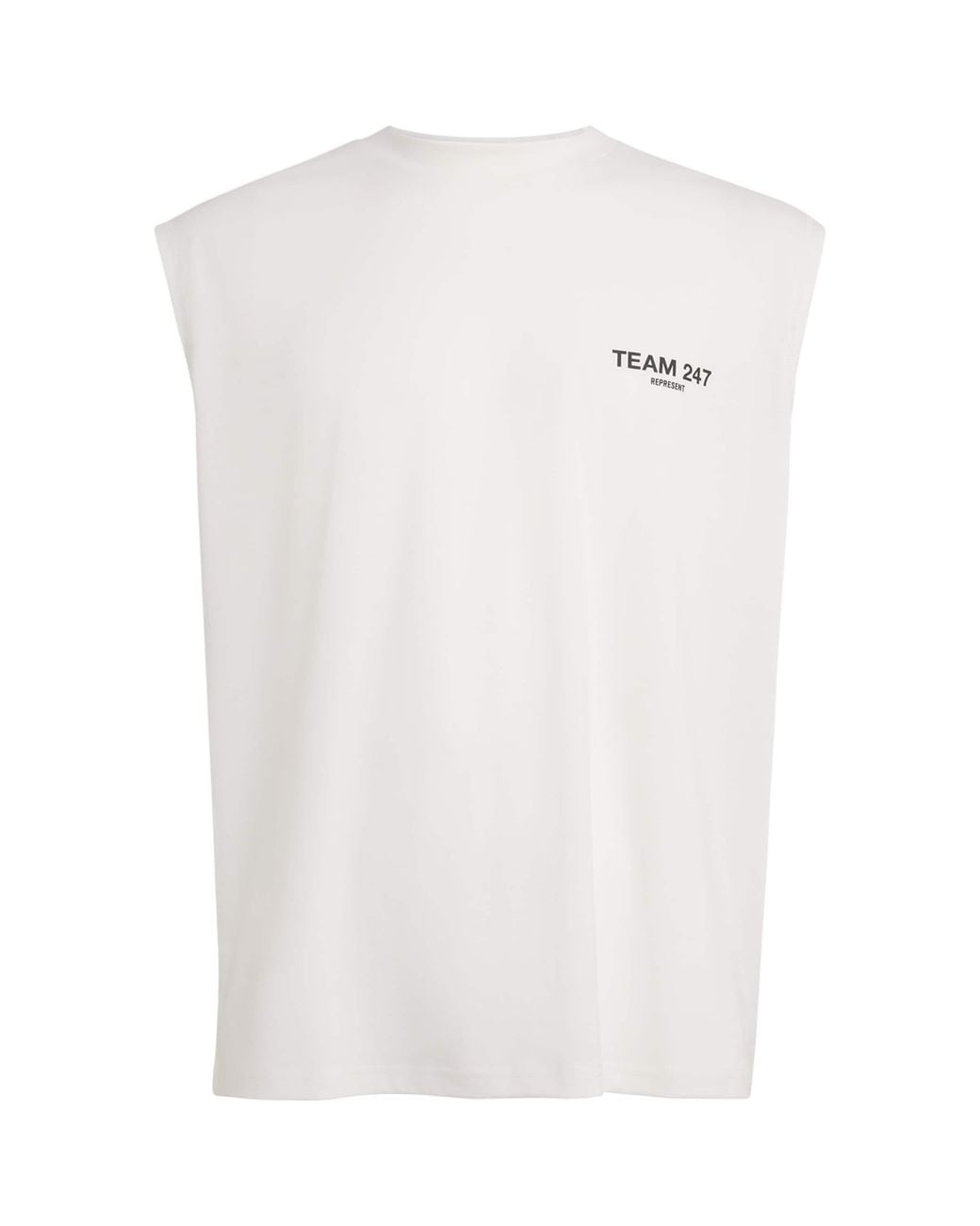 REPRESENT 247 White Team 247 Tank Top for men