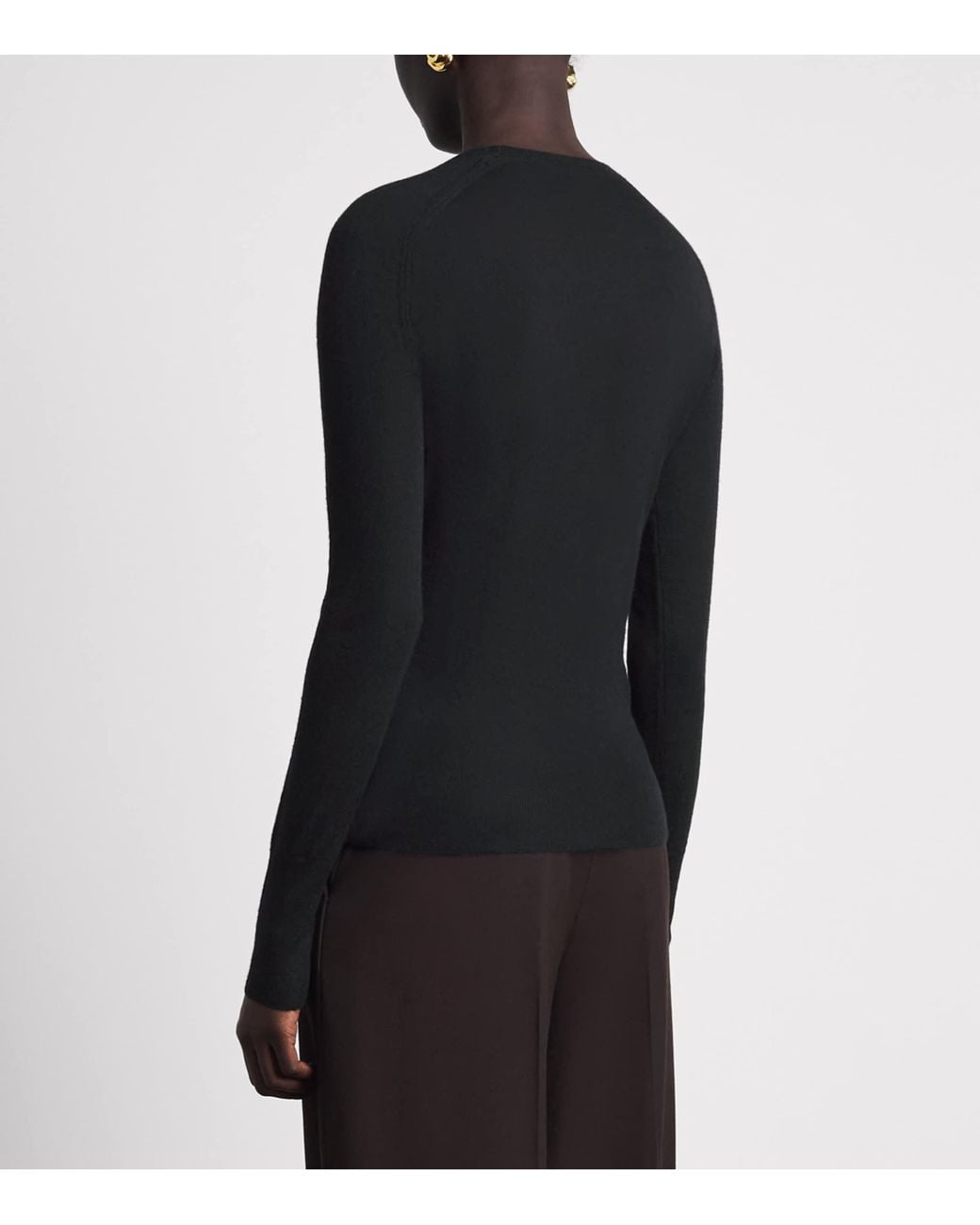 Joseph Black Cashmere Cashair Geras Sweater