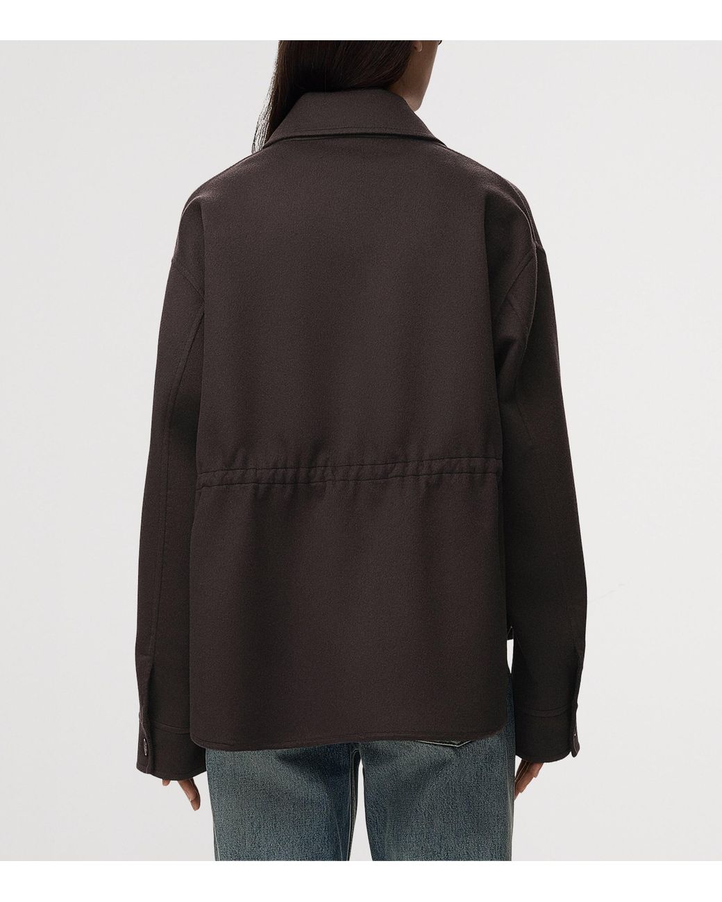 Loewe Black Wool-Cashmere Workwear Jacket
