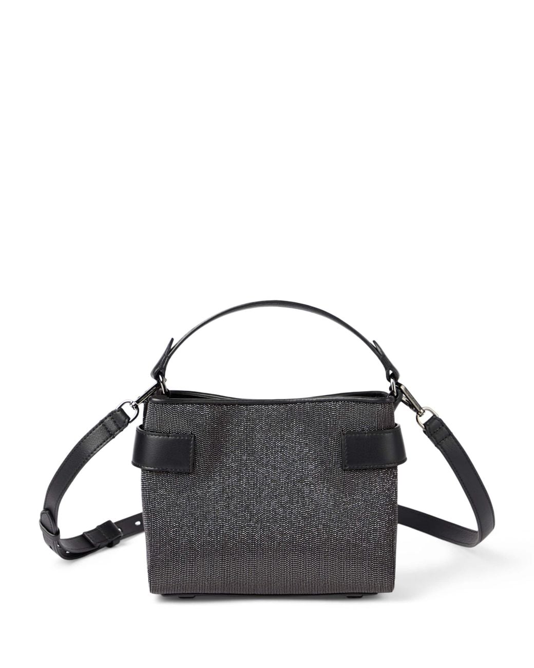 Brunello Cucinelli Black Small Monili Essence Top-Handle Bag