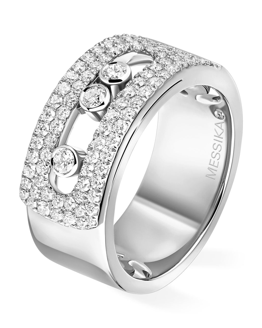 Messika Metallic Move Noa And Pavé Diamond Ring