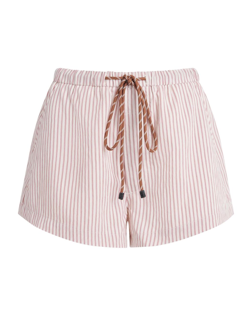 Citizens of Humanity Pink Stripe Este Drawstring Shorts