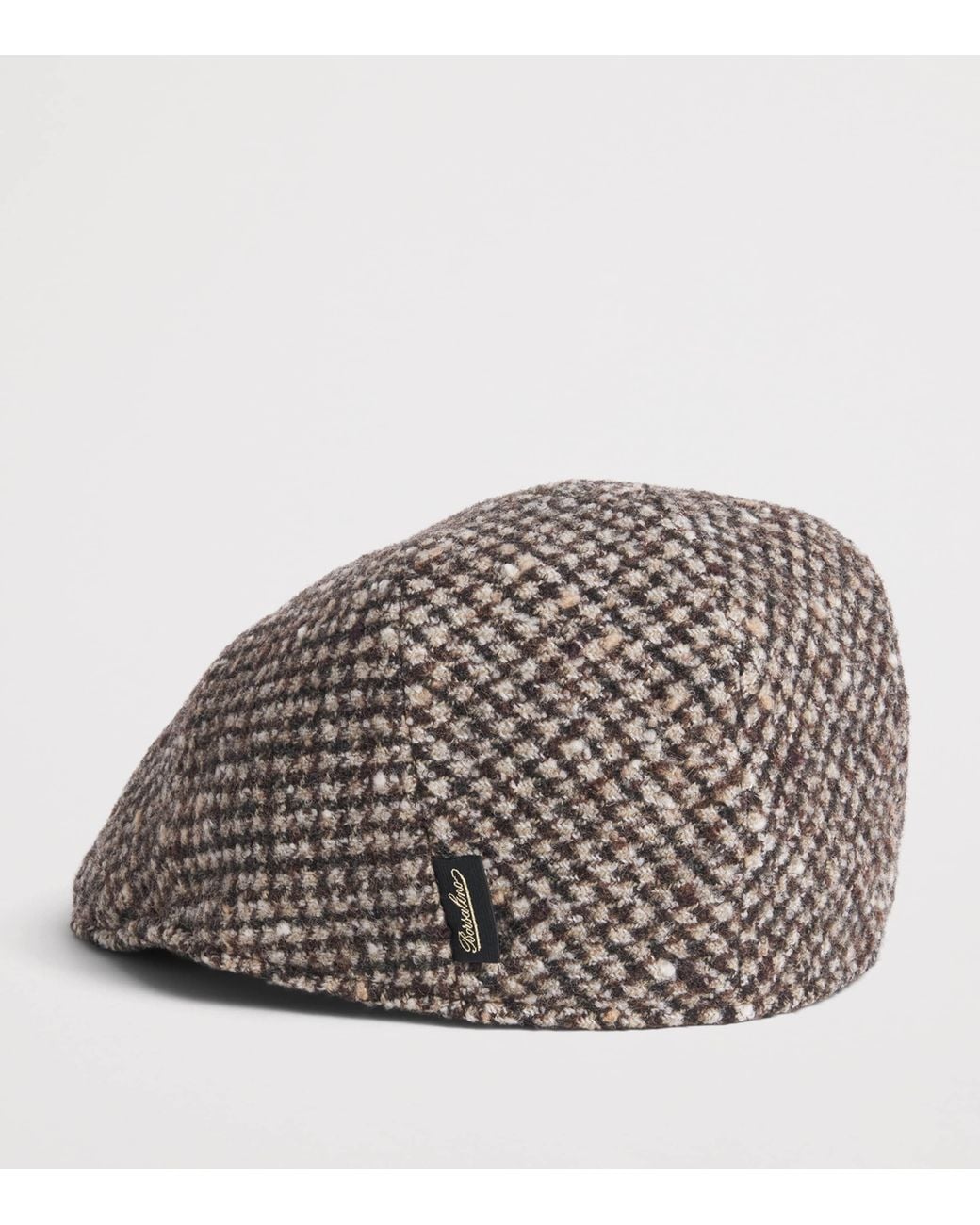 Borsalino Gray Wool Parigi Duckbill Flat Cap for men