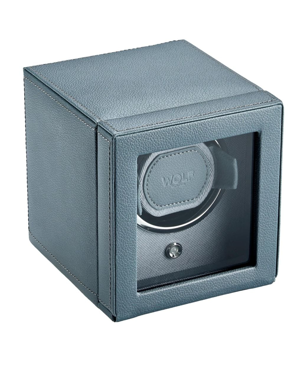 Wolf Blue Cub Single Watch Winder With Cover