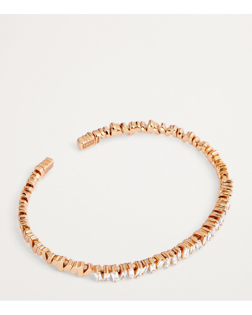 Suzanne Kalan Natural And Diamond Classic Bangle