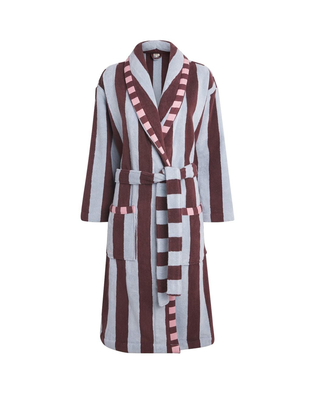 TBCo Purple Terry Cotton Bath Robe