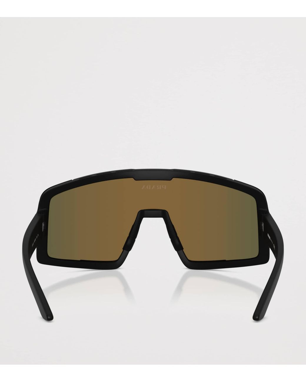 Prada Linea Rossa Orange Injected Pr B07S Sunglasses for men