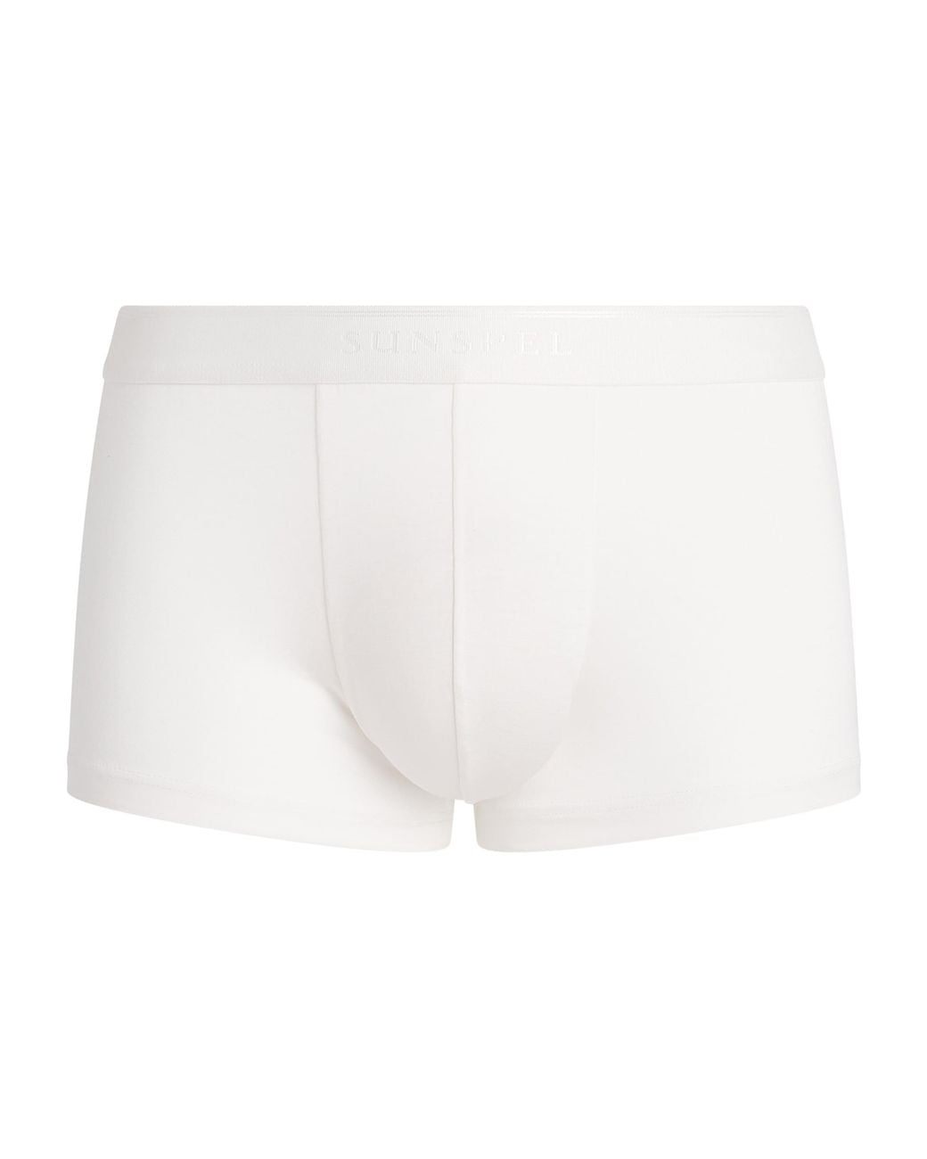 Sunspel White Stretch-Tencel Trunks for men