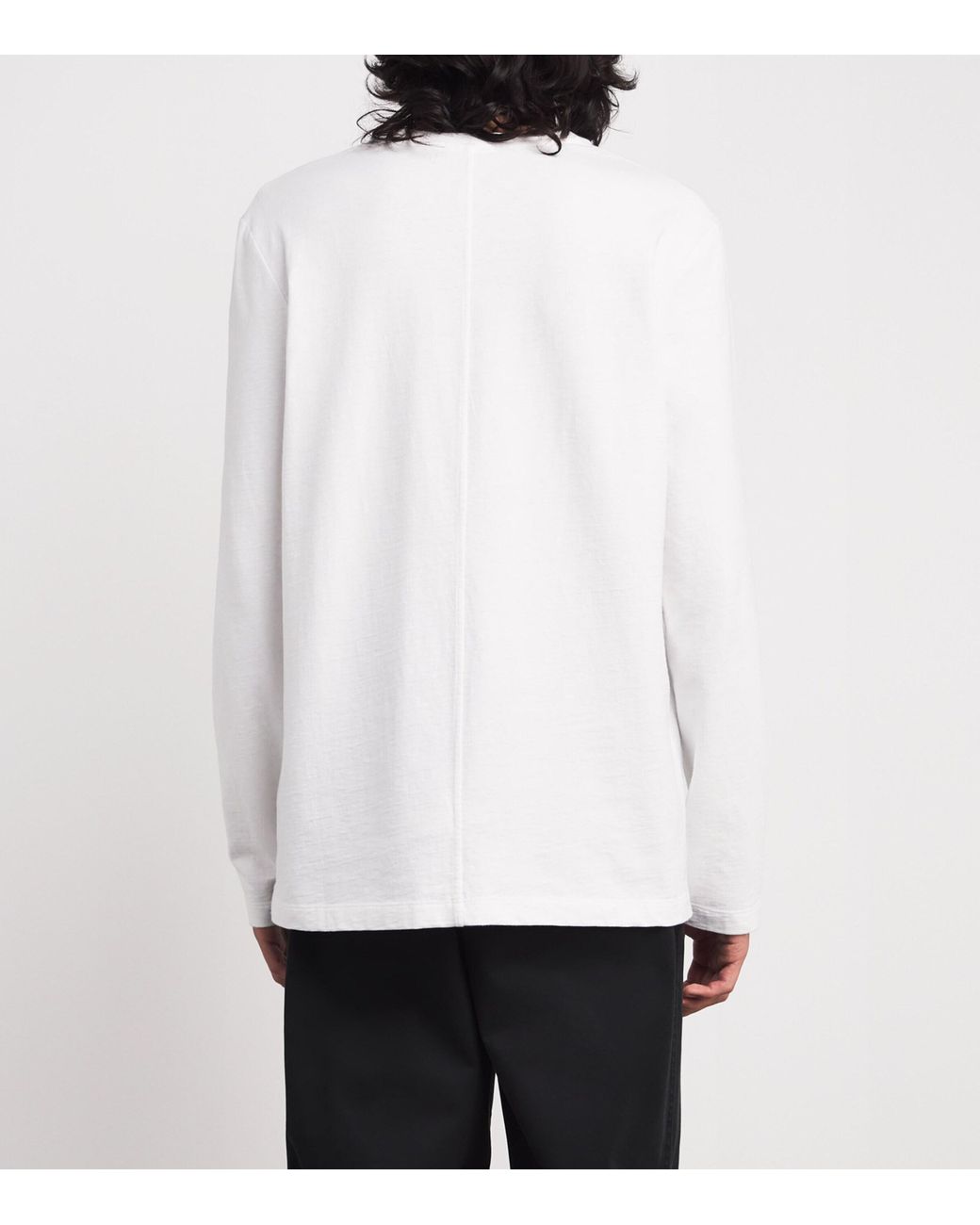 The Row White Leon Cotton T-Shirt for men