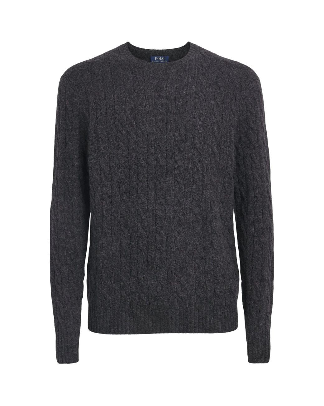 Polo Ralph Lauren Blue Wool-Cashmere Cable-Knit Sweater for men
