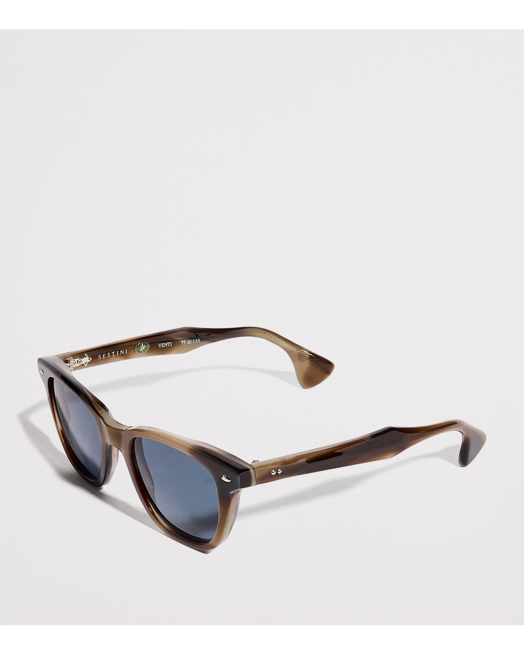 Sestini Eyewear Blue Acetate Venti Sunglasses for men