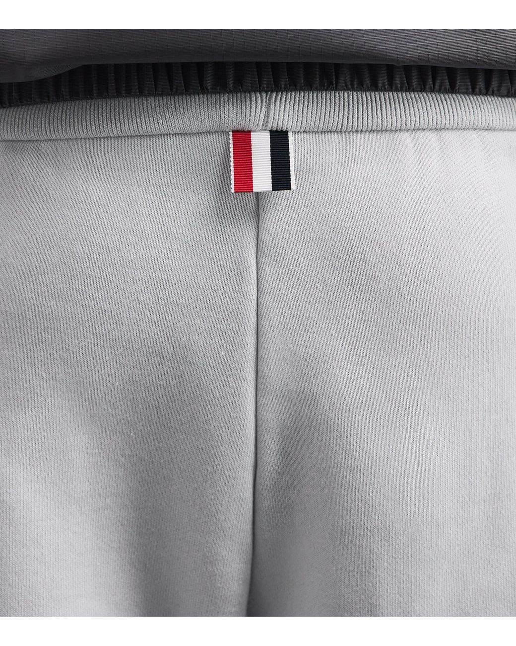 Thom Browne Gray Cotton 4-Bar Sweatpants for men