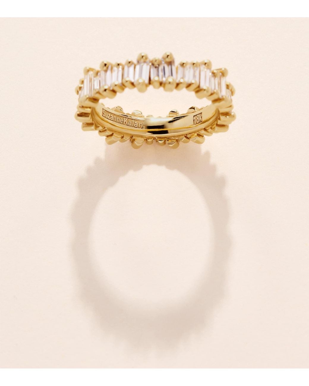 Suzanne Kalan Metallic And Diamond Bold Eternity Ring