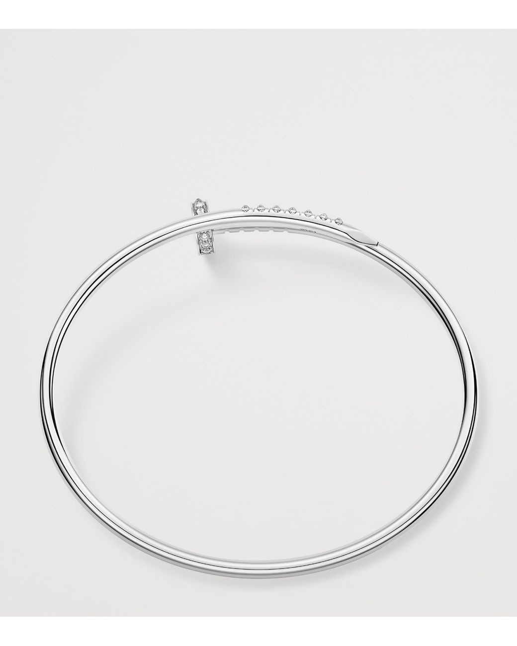 Cartier Metallic Small And Diamond Juste Un Clou Bracelet