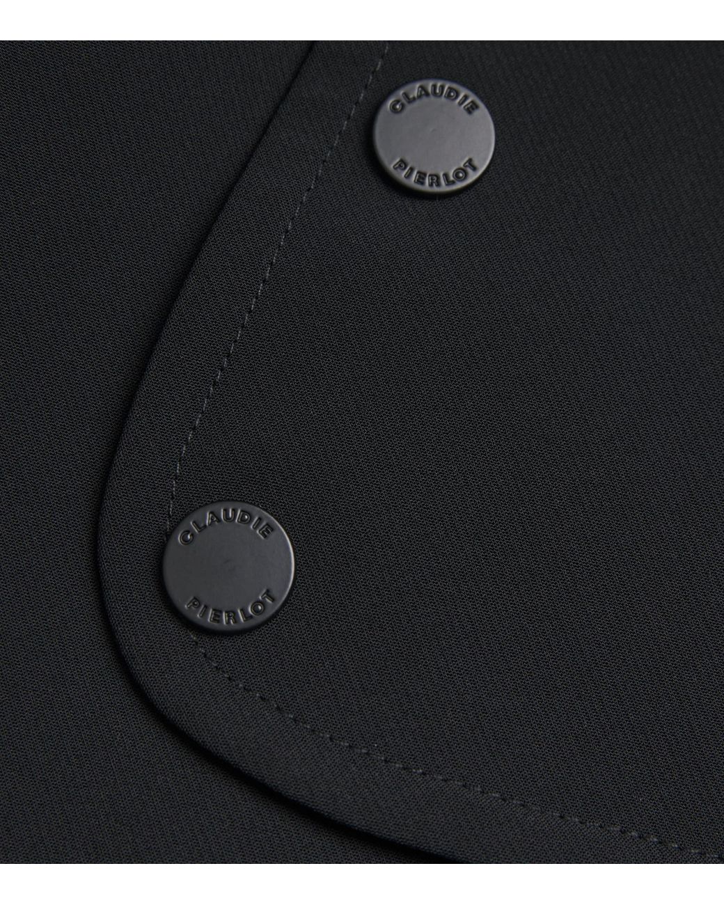 Claudie Pierlot Black Embellished Midi Dress