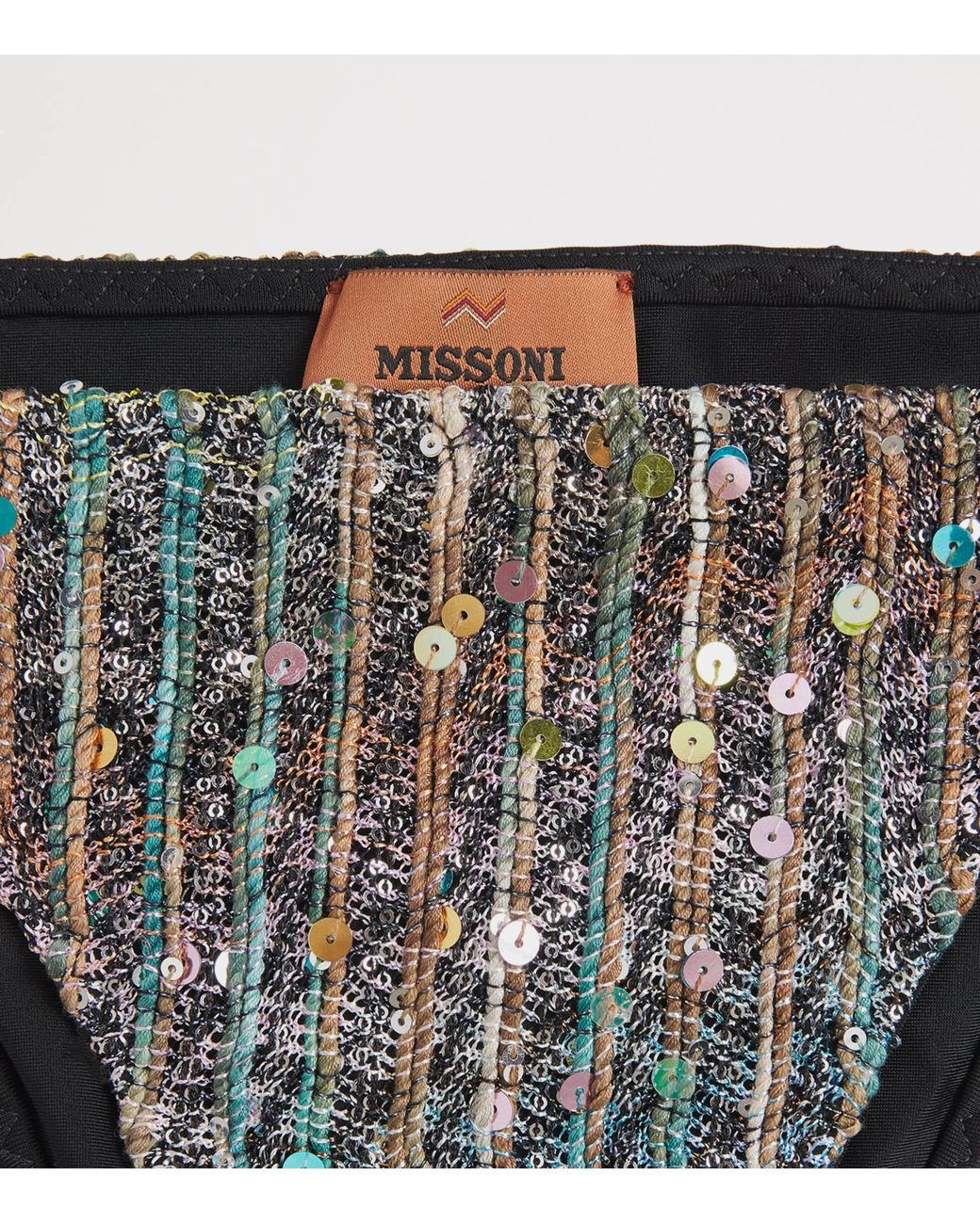 Missoni Metallic Sequin Triangle Bikini