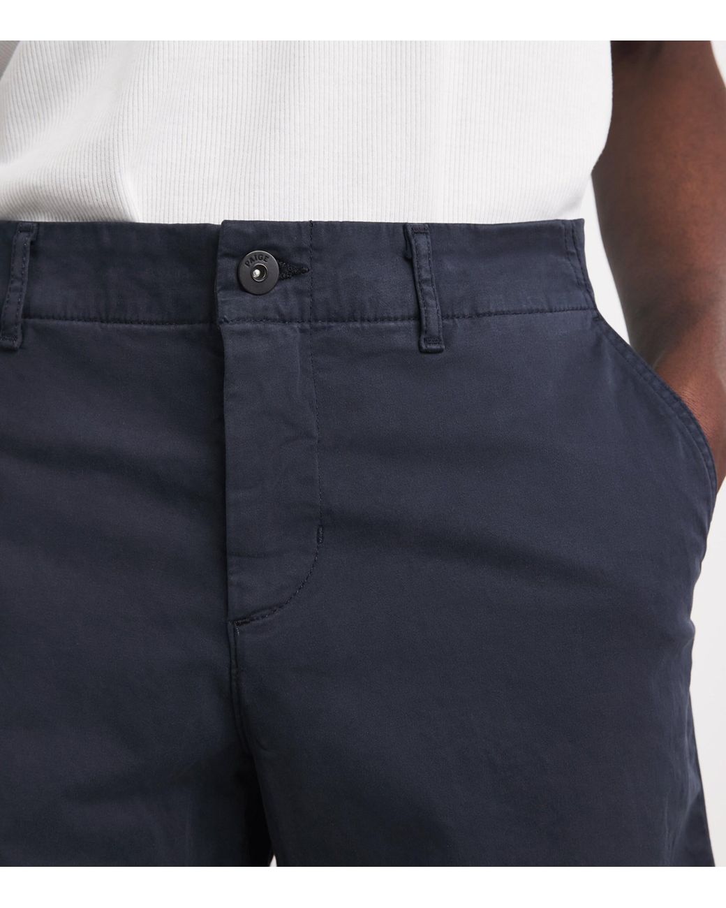 PAIGE Blue Chino Phillips Shorts for men