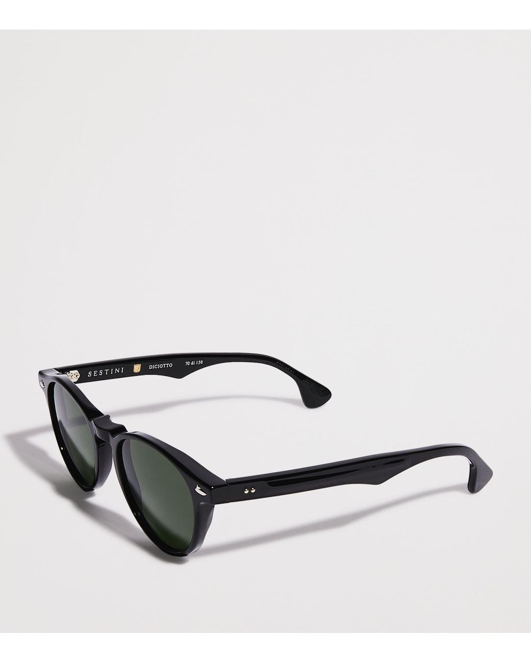 Sestini Eyewear Green Acetate Diciotto Sunglasses for men