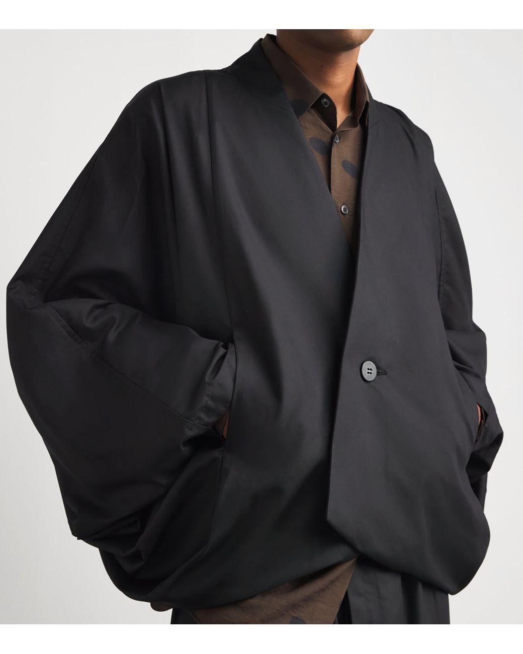 IM MEN Black Swing Blazer for men