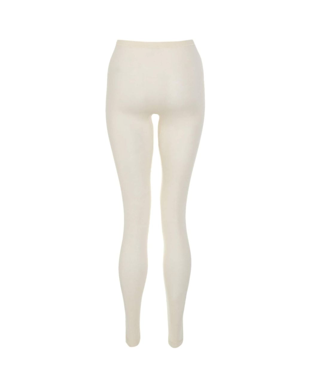 Hanro White Pure Silk Leggings