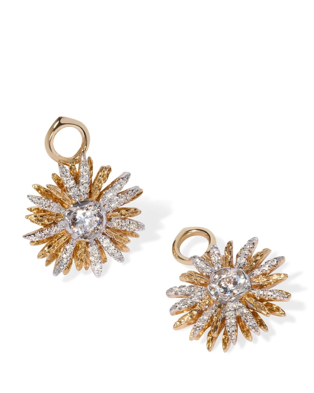 Annoushka Metallic And Diamond Mythology Daisy Earring Drops