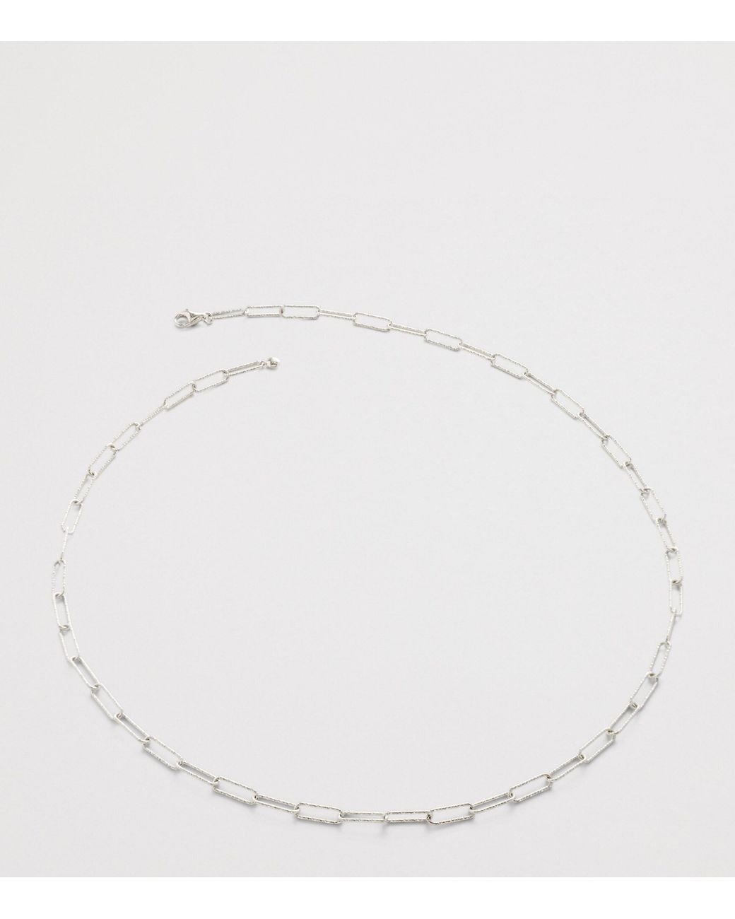 Monica Vinader White Sterling Alta Necklace