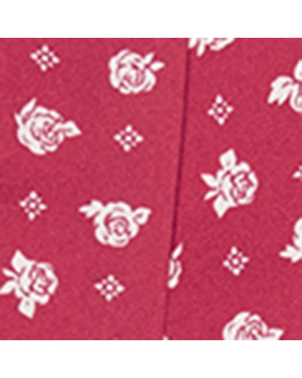 Givenchy Red Silk Floral Bandeau
