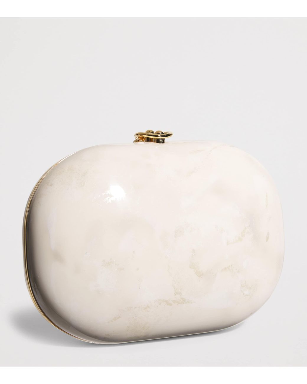 Jeffrey Levinson Natural Oval Elina Clutch Bag