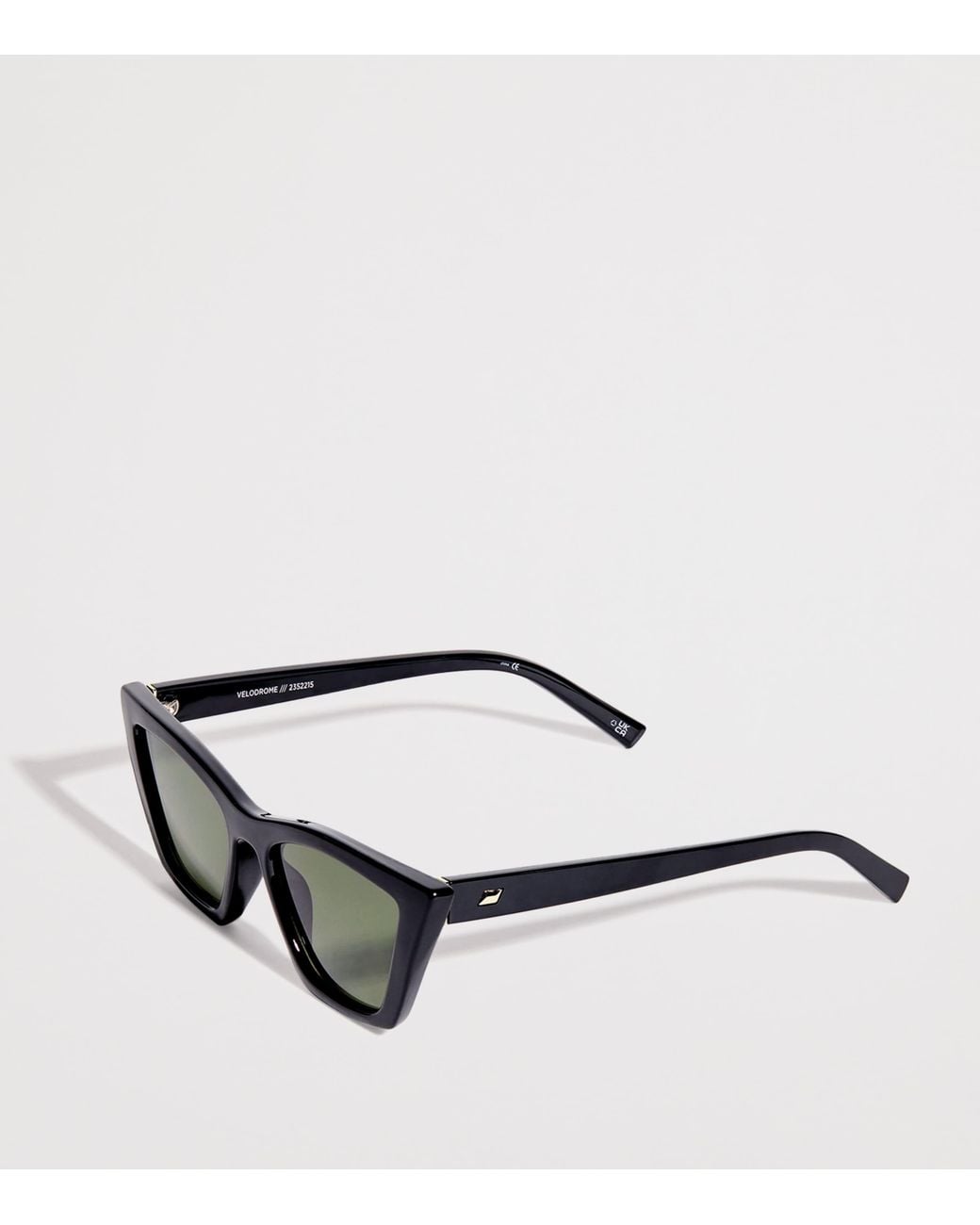 Le Specs Green Cat Eye Velodrome Sunglasses
