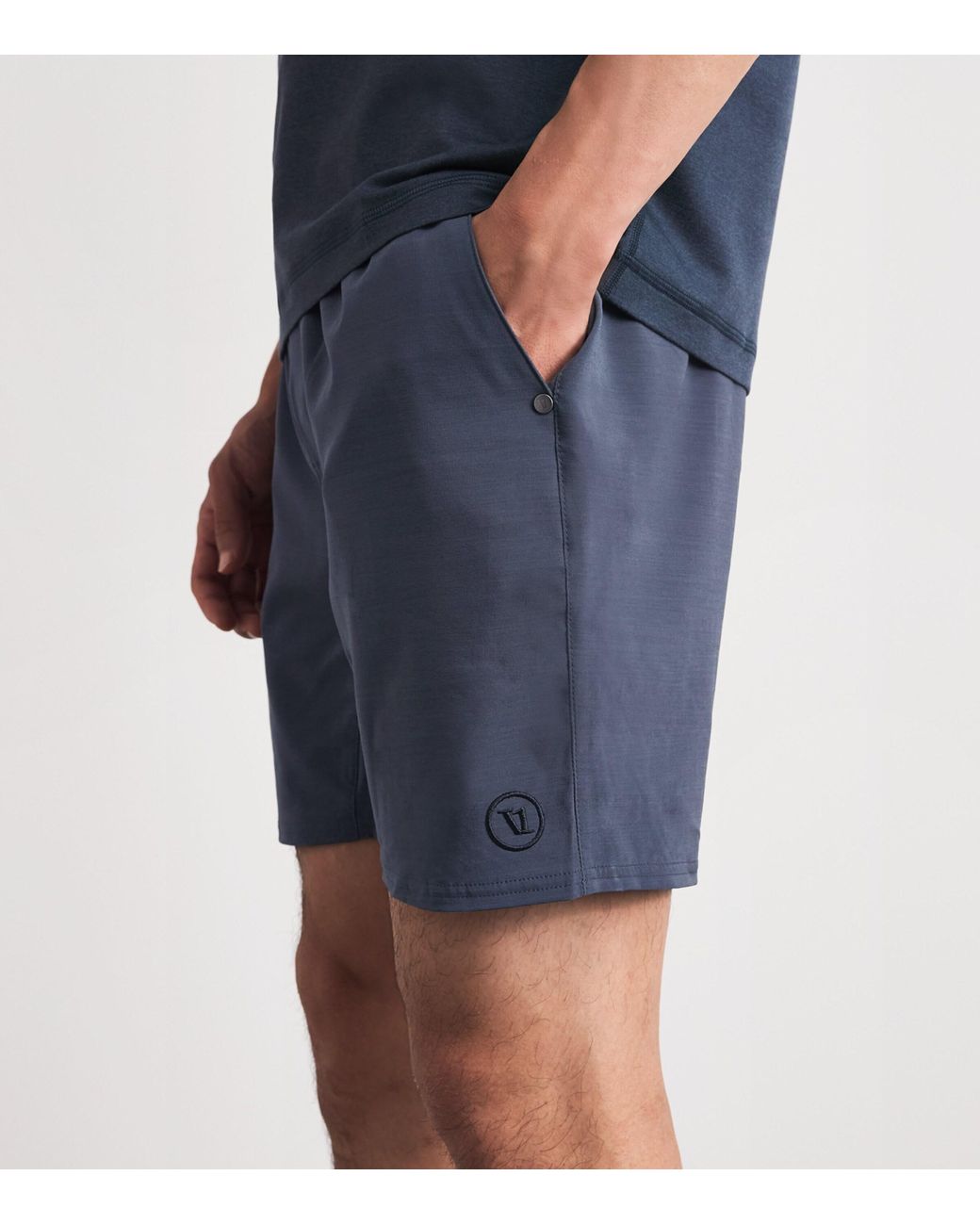 vuori Blue 7' Lined Elevate Kore Shorts for men