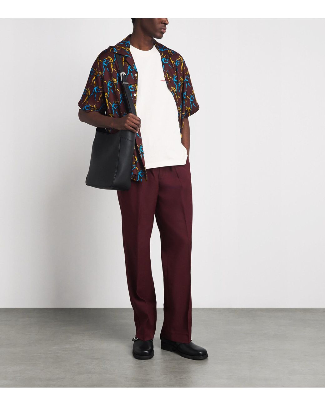 Drole de Monsieur Purple Knitted Sweatpants for men