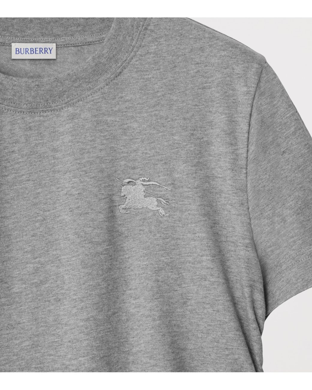 Burberry Gray Festival Cotton T-Shirt