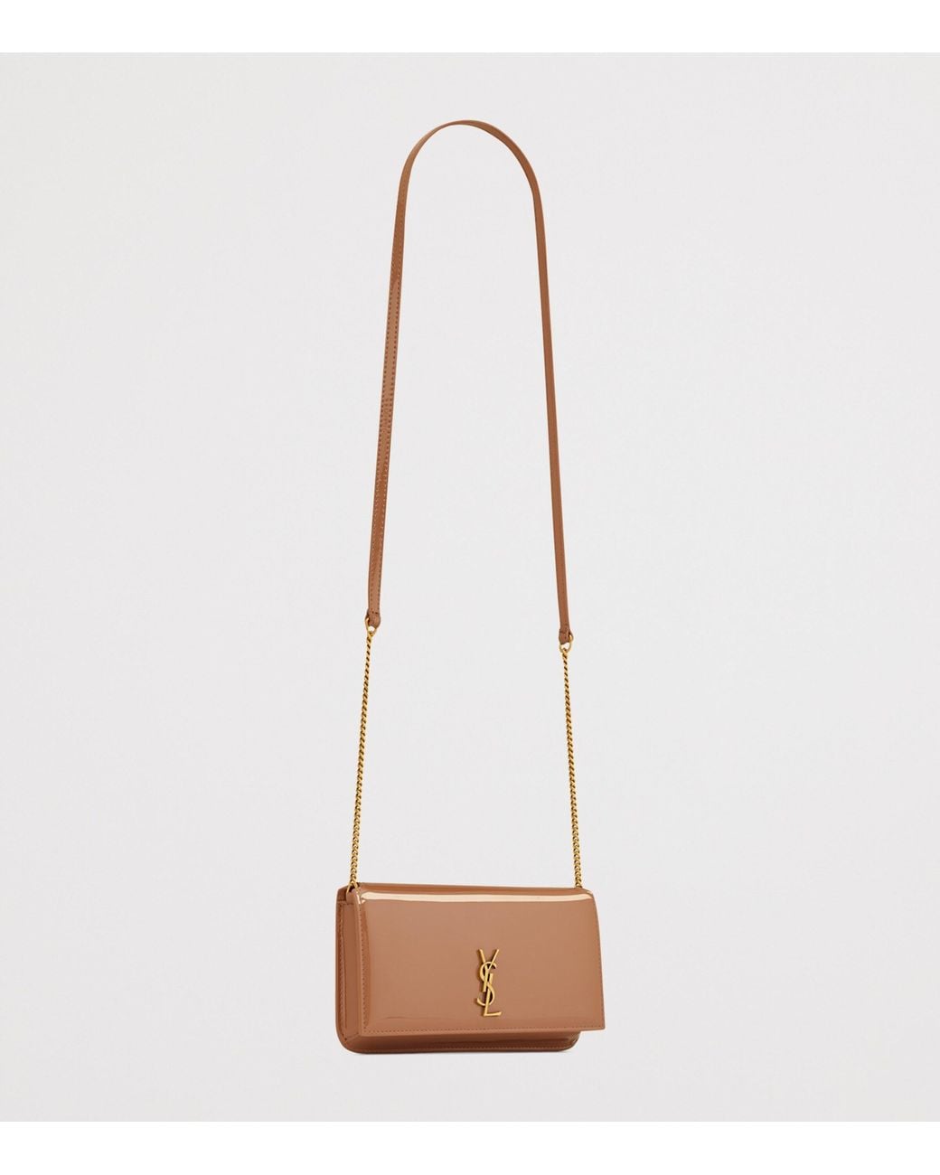 Saint Laurent White Cassandre Phone Holder