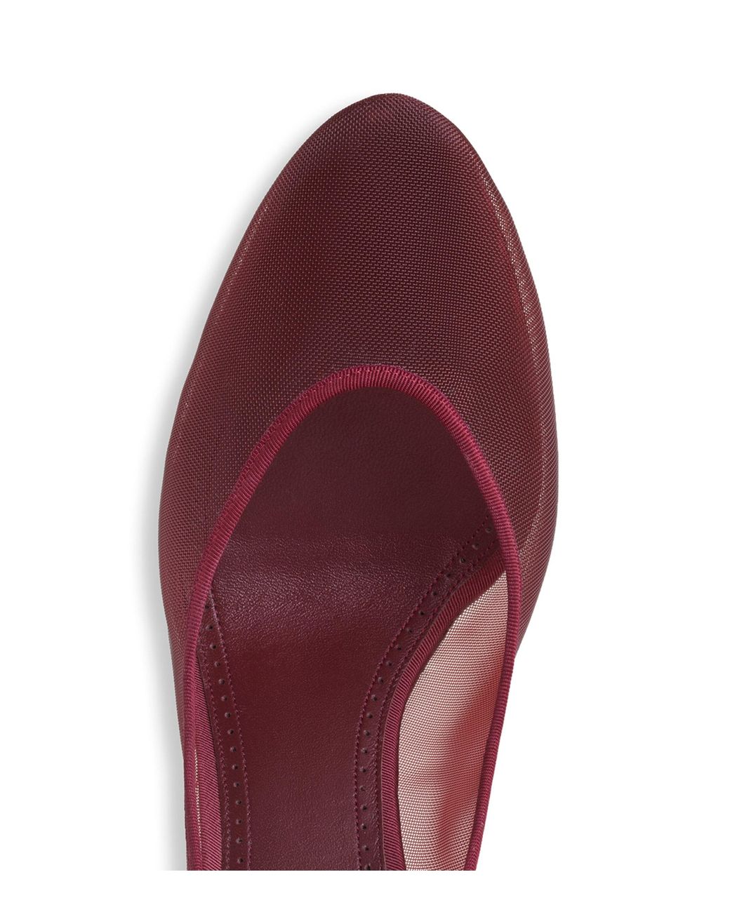 Alaïa Purple Mesh Ankle-Strap Pumps 100