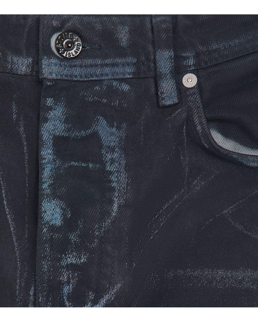 Stone Island Blue Slim Jeans for men