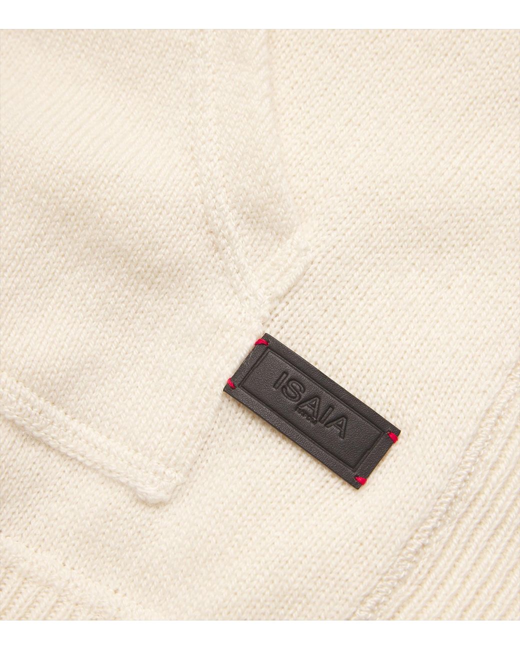 Isaia White Cashmere Hoodie for men
