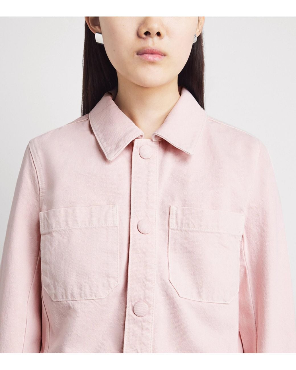 FRAME Pink The Bubble Barrel Jeans