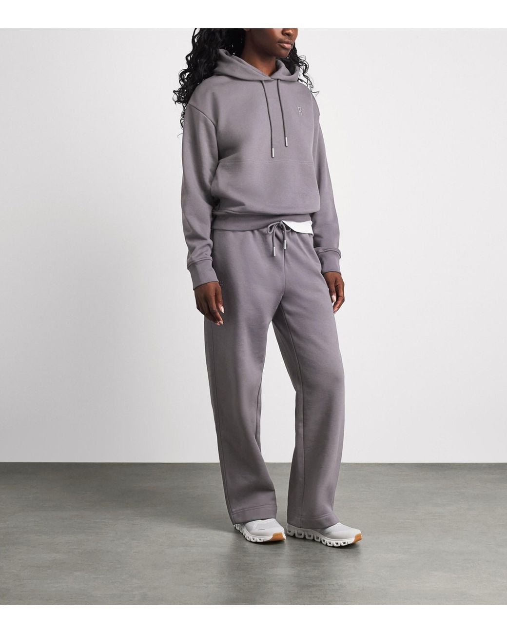 On Shoes Gray Cott-Blend Club Collective Sweatpants