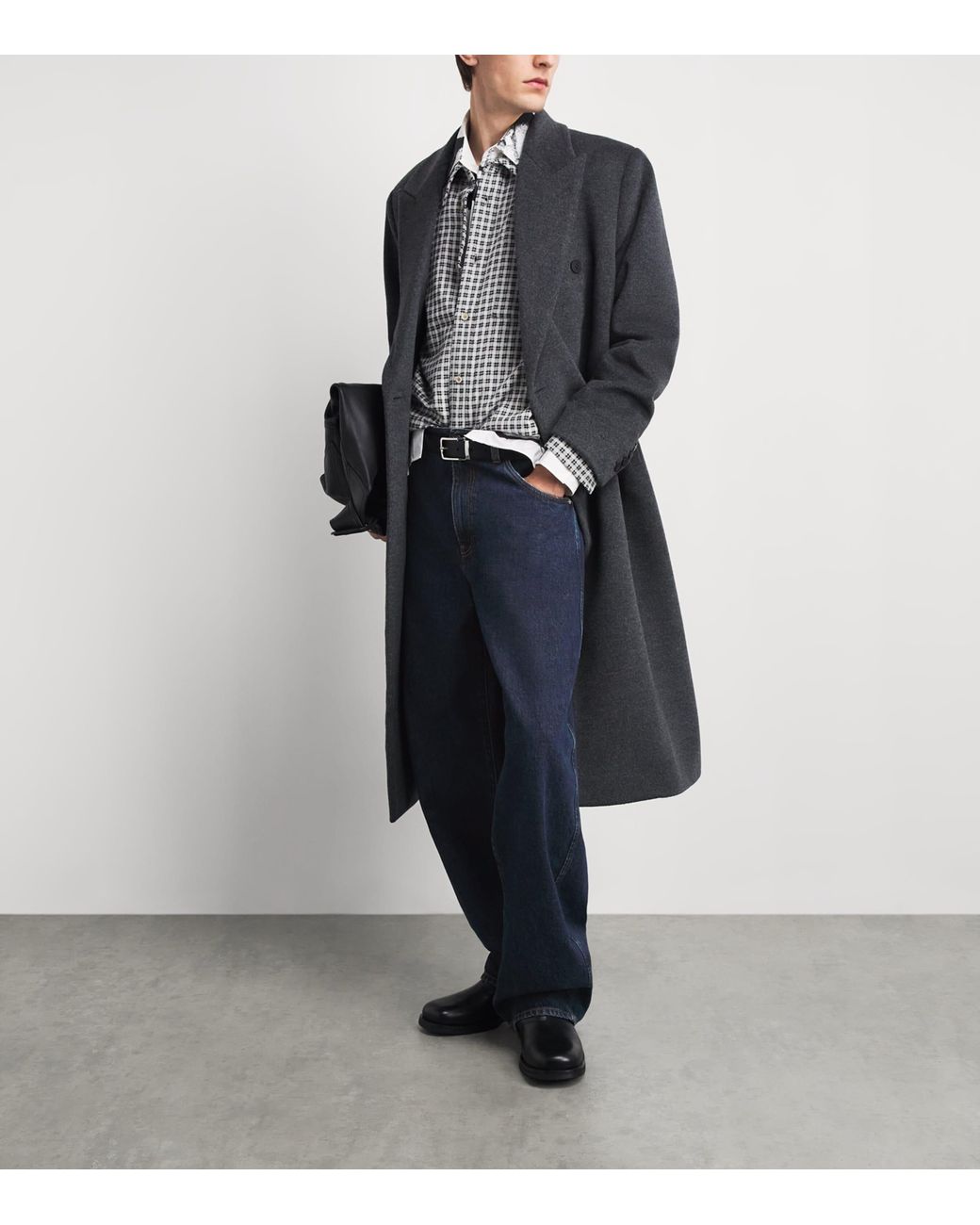 Séfr Blue Nasedo Barrel-Leg Jeans for men