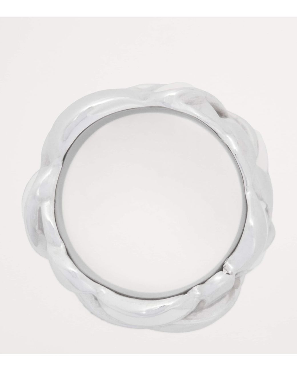 Loewe Gray Sterling And Enamel Nest Ring
