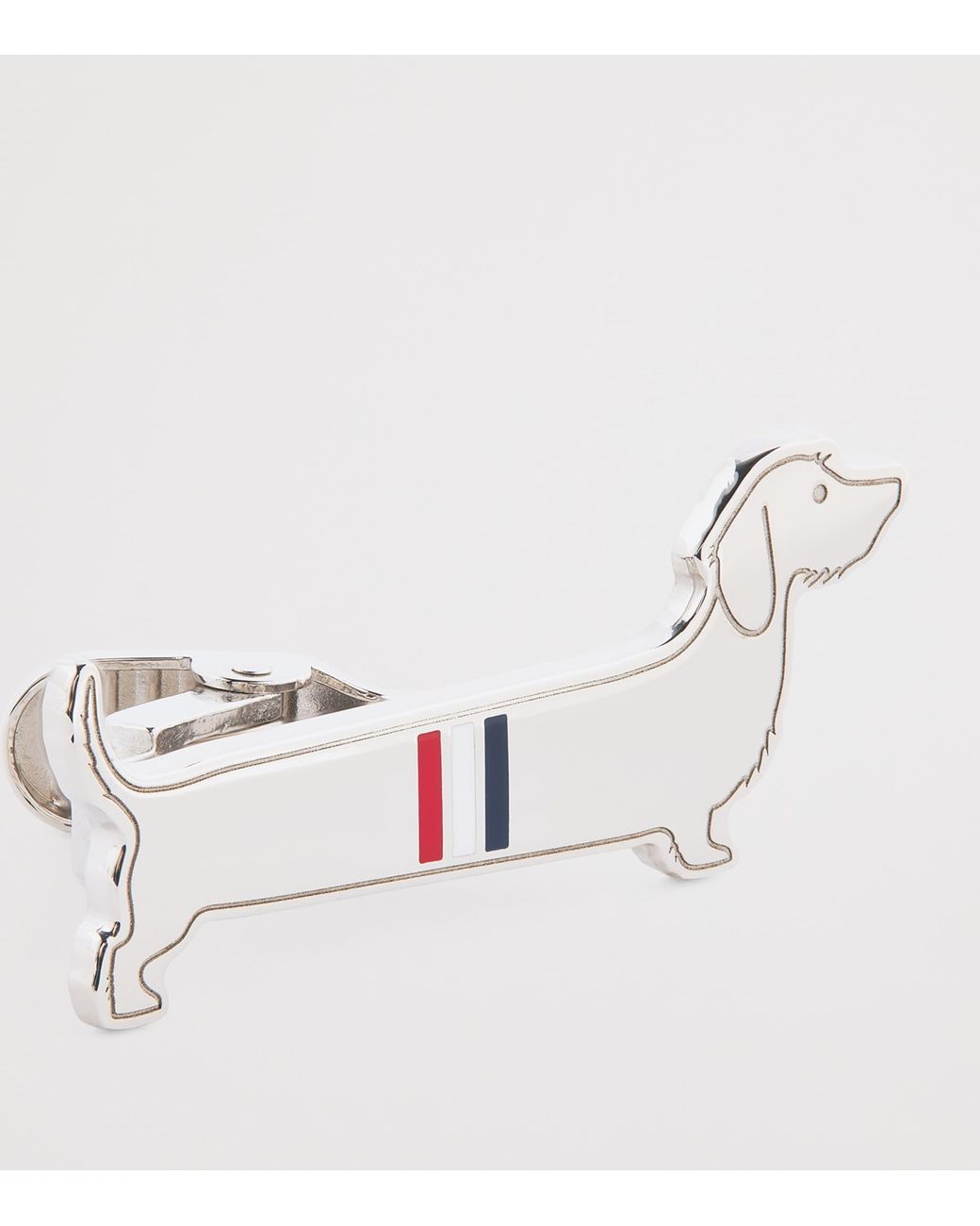 Thom Browne Black Sterling Limousine Tie Bar for men