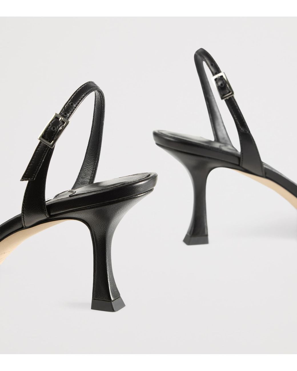 Jimmy Choo Black Elsy 70 Leather Heeled Sandals