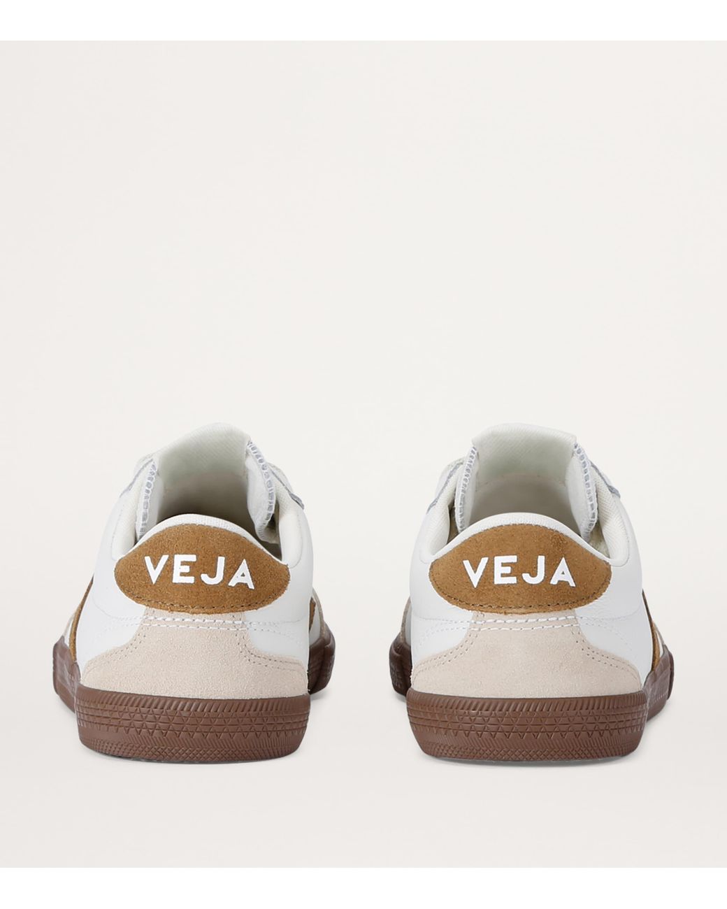 Veja White Leather Volley Sneakers