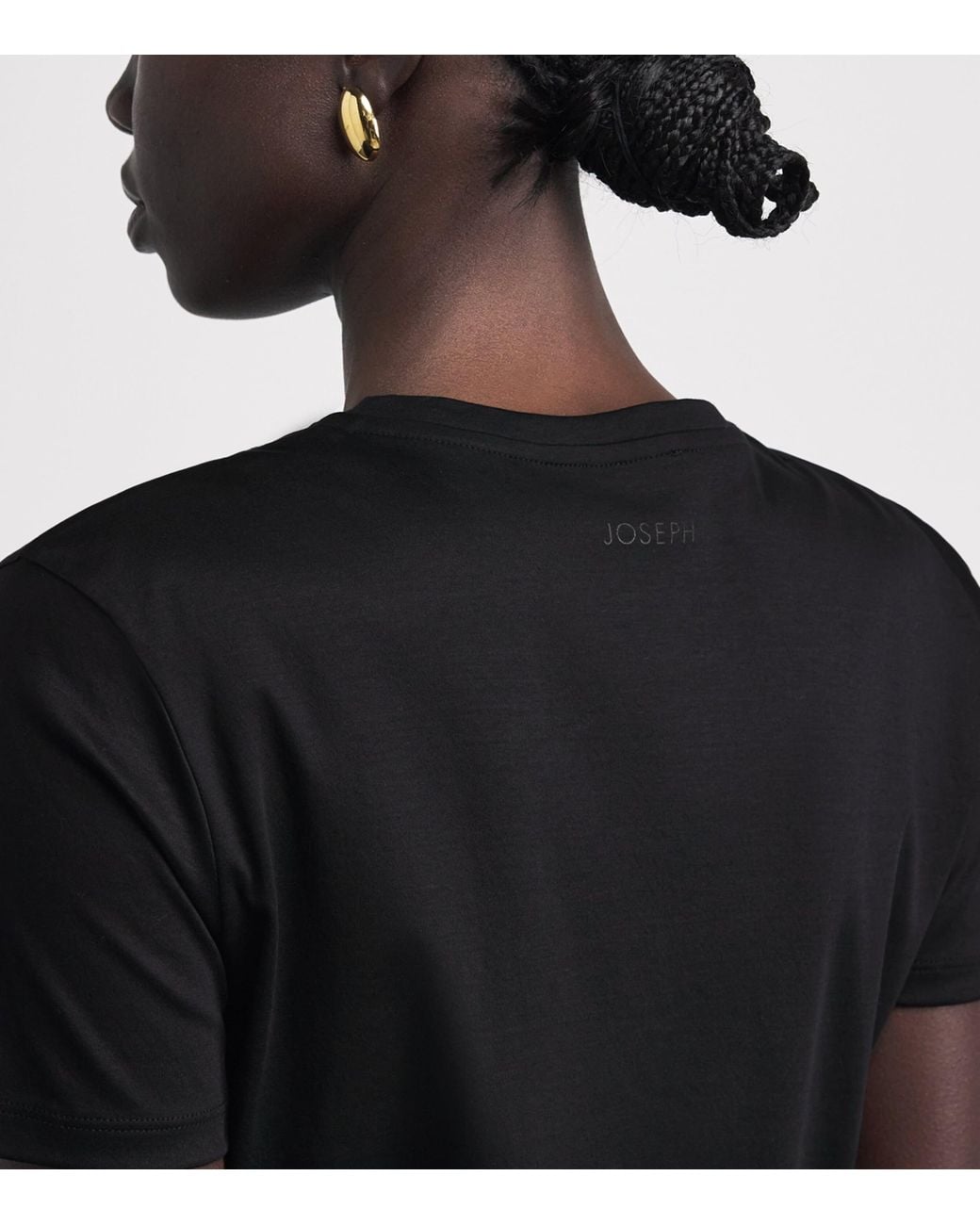 Joseph Black Organic Cotton Livia T-Shirt